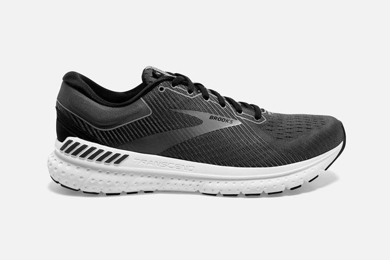 Brooks Transcend 7 Men's Road Running Shoes - Grey (85492-OKFL)
